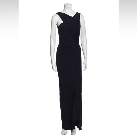 Cut25 By Yigal Azrouel Dresses | Cut25 By Yigal Azrouel Draped Gown | Color: Black/Purple | Size: Xs | Pm-97018452's Closet